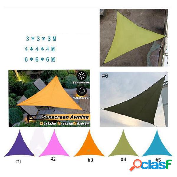 Sun shelters waterproof triangle sunshade garden patio pool