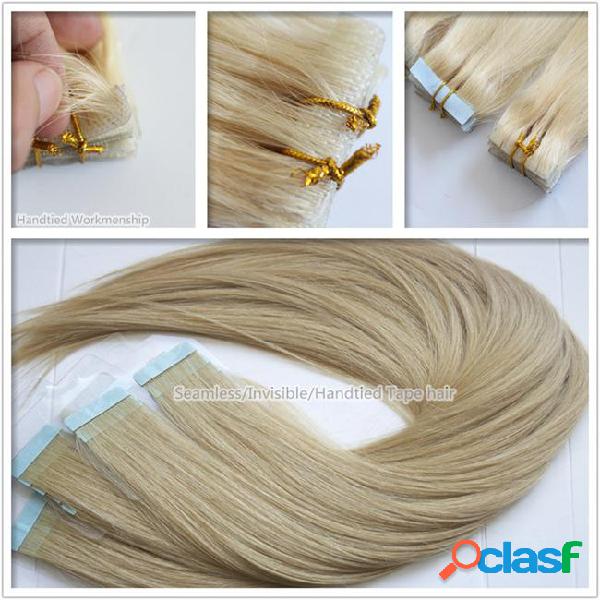 Super grade quality 10a--handtied tape in hair extension