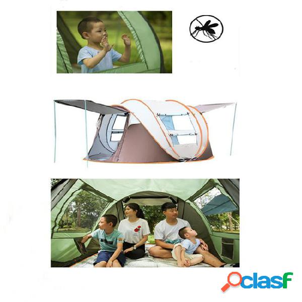 Super large family camping tent 600d oxford cloth summer