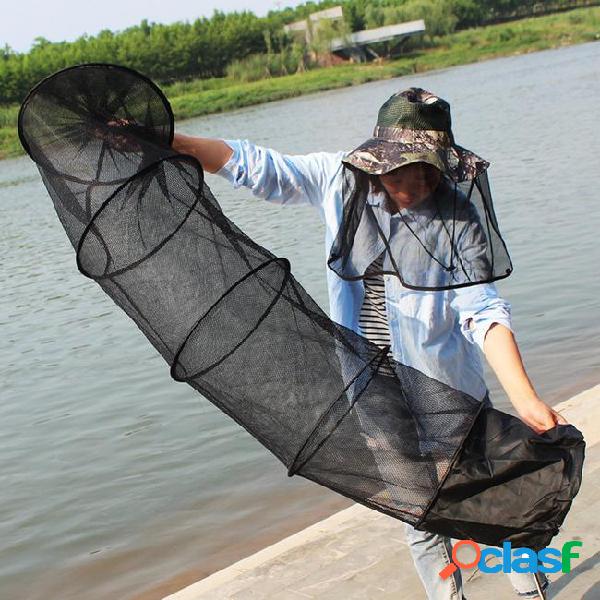 Super strong 5-layers fishing net pe material black color