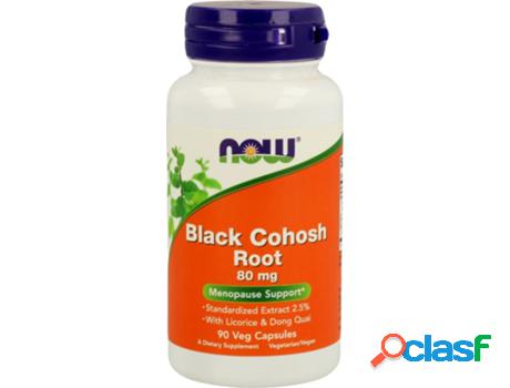 Suplemento Alimentar NOW Black Cohosh (80 Mg - Regaliz)