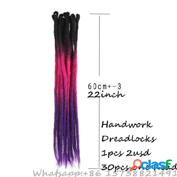 Synthetic braiding hair dreadlocks crochet hair