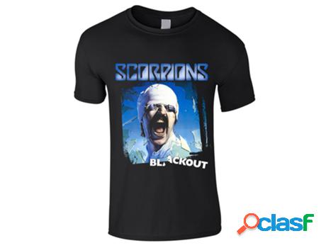 T-shirt SCORPIONS Algodón Hombre (Negro - 140)