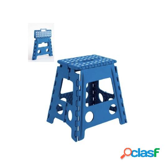 Taburete Plegable Plastico 290X390X220Mm Max.150Kg Azul
