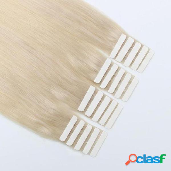 Tape in remy human hair extensions can be re-used by add new