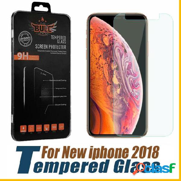 Tempered glass for 2018 new iphone xr xs max 8 8 plus screen