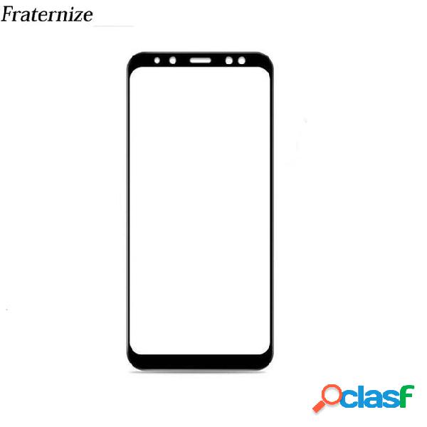 Tempered glass for galaxy a8 a8 plus 2018 full cover screen