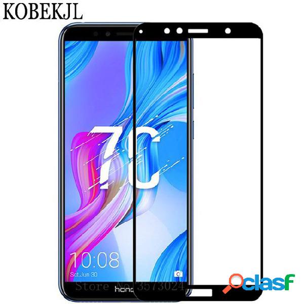 Tempered glass for huawei honor 7c screen protector huawei