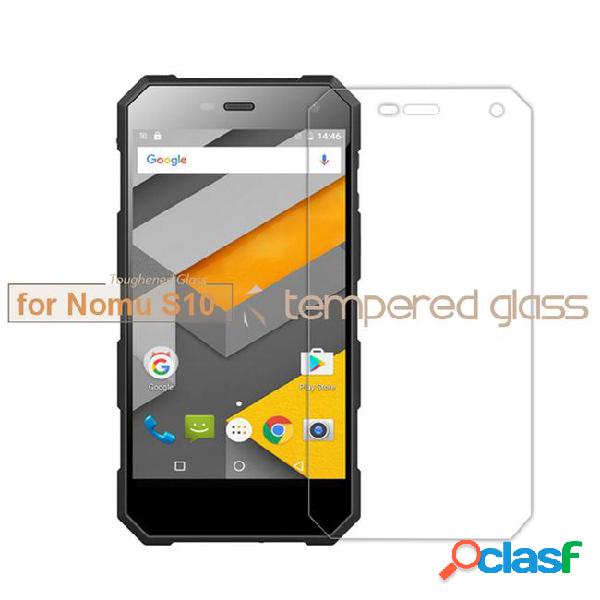 Tempered glass for nomu s10 scratch proof screen 9h 2.5d