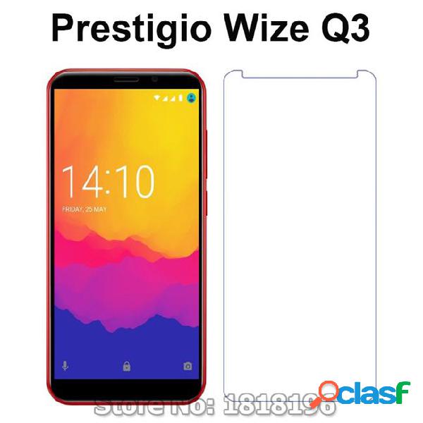 Tempered glass for prestigio wize q3 phone case smartphone