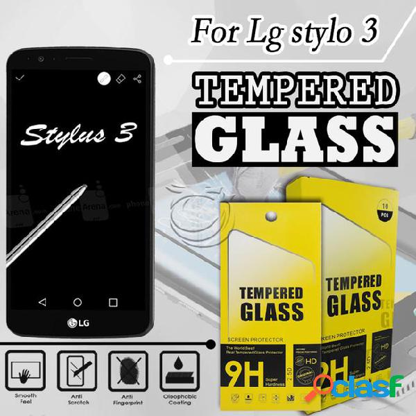 Tempered glass screen protector for lg stylo 3 stylus 3
