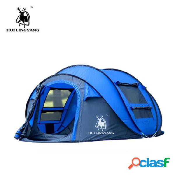 Tent outdoor 3-4persons automatic speed open throwing pop up