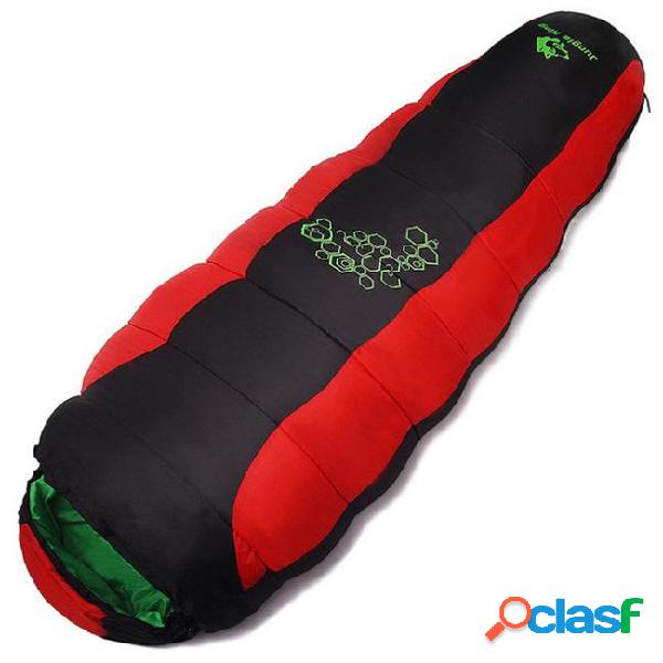 Thickening fill four holes cotton sleeping bags outdoor lazy