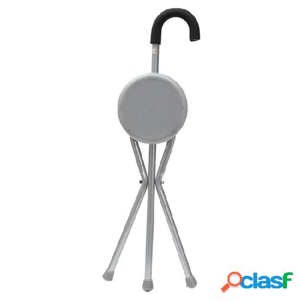 Three legged canes folding stool walking sticks outdoor