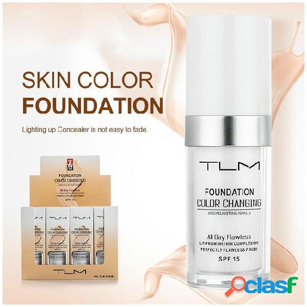 Tlm 30ml flawless color changing liquid foundation long-wear