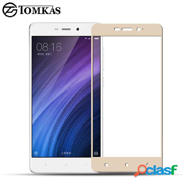 Tomkas for xiaomi redmi 4 32g glass screen protector 9h