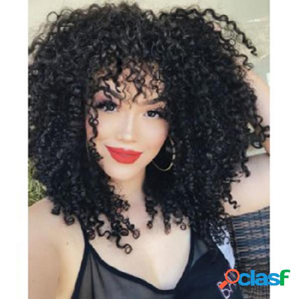 Top hot brazilian hair kinky curly wig simulation human hair