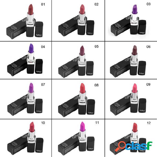 Top quality qibest lipstick makeup luster lipstick frost