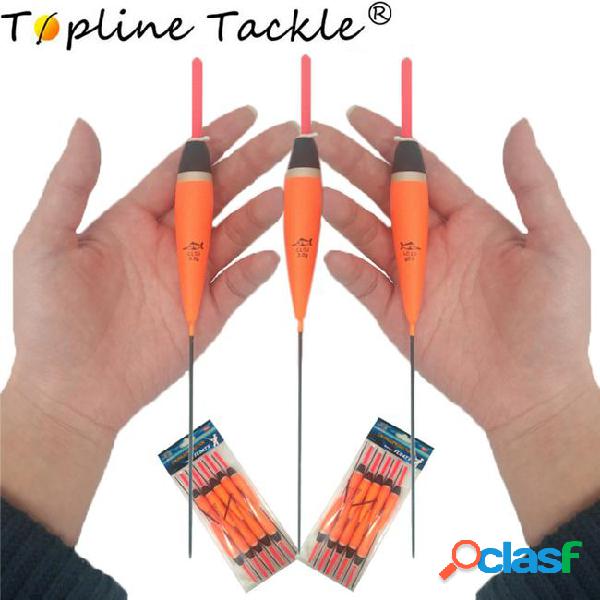 Topline tackle 2.5g 5g carp fishing float bobbers set in sea