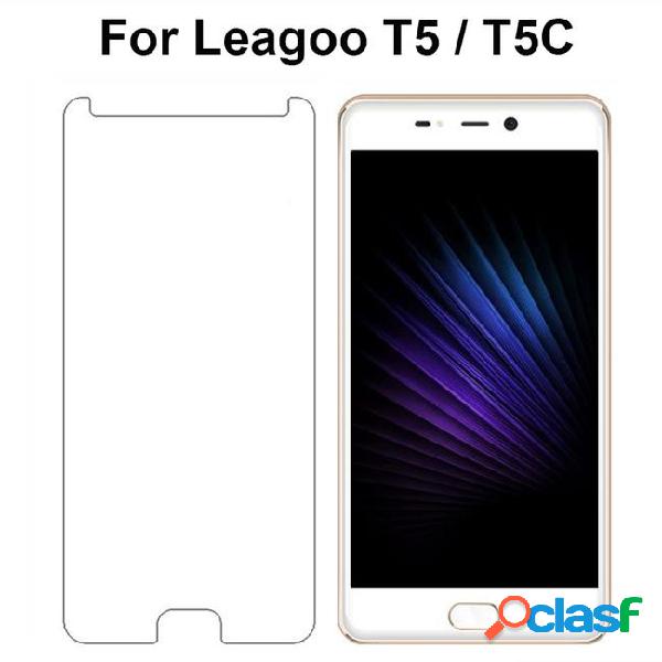 Toughened protective film for leagoo t5c case cover glass 9h