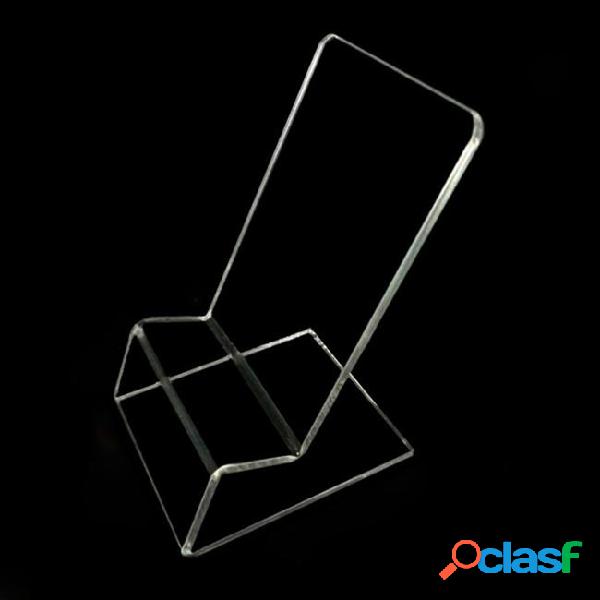 Transparent acrylic cell phone display stand clear mobile