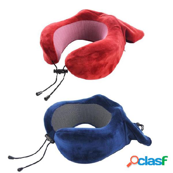 Travel u-shaped pillow slow rebound memory cotton, can be