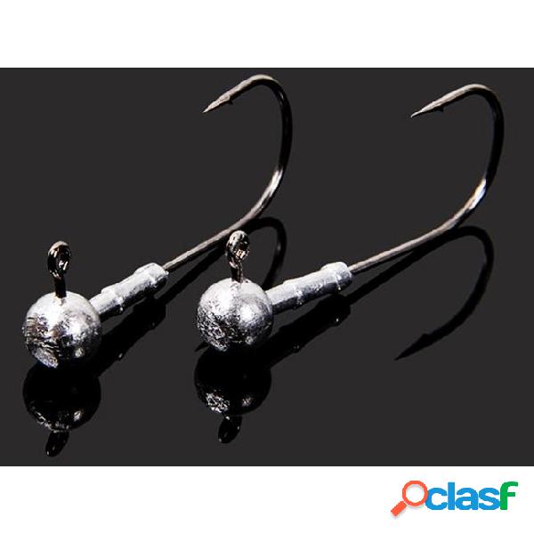 Trulinoya 3pc brand jig head with single hook fishing bait