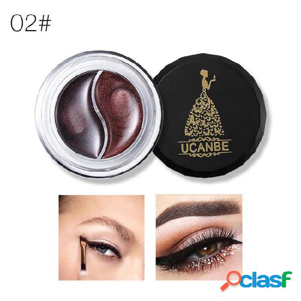 Ucanbe 2 in 1 gel eyeliner waterproof makeup palette matte