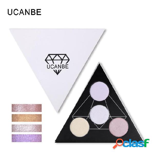 Ucanbe 4 colors highlighter palette shimmer illuminating