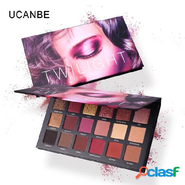 Ucanbe brand 18 colors eye shadow makeup palette matte