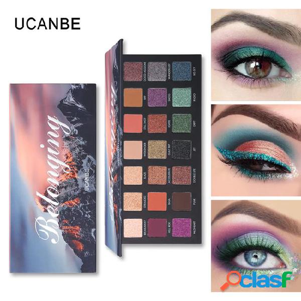 Ucanbe brand belonging shimmer matte eyeshadow makeup