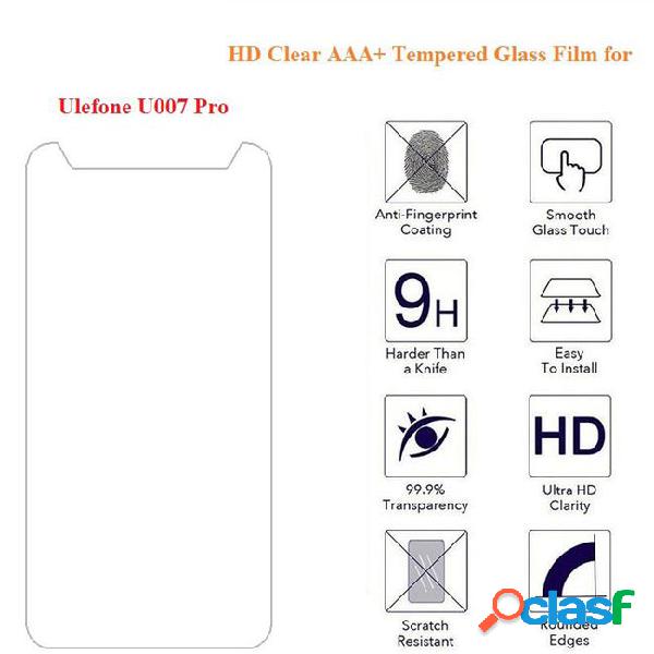 Ulefone u007 pro tempered glass screen protector 9h 2.5d