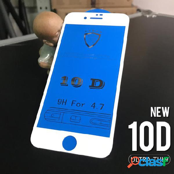 Ultra-thin new 10d full cover protective glass on the for