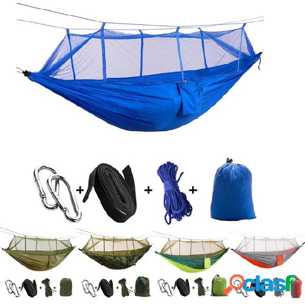 Ultralight outdoor camping bed net parachute hammock garden