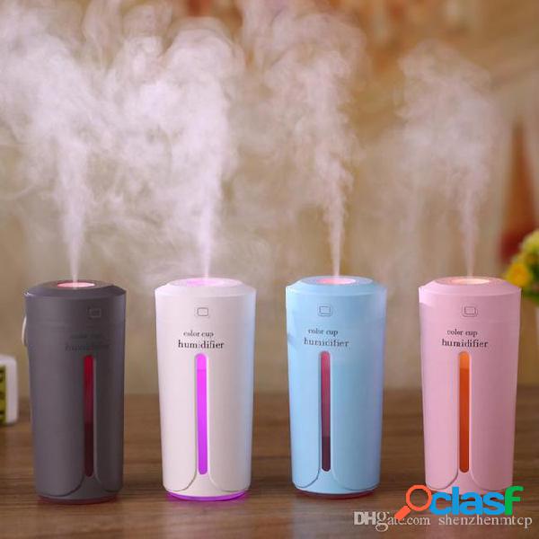 Ultrasonic air humidifier essential oil diffuser with 7