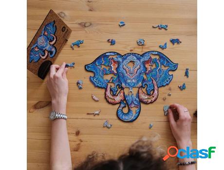 Unidragon Rompecabezas Eternal Elephant 700 Piezas Madera