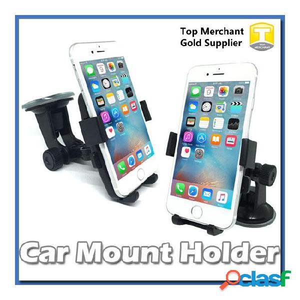 Universal 360 degree rotation suction cup car mount holder