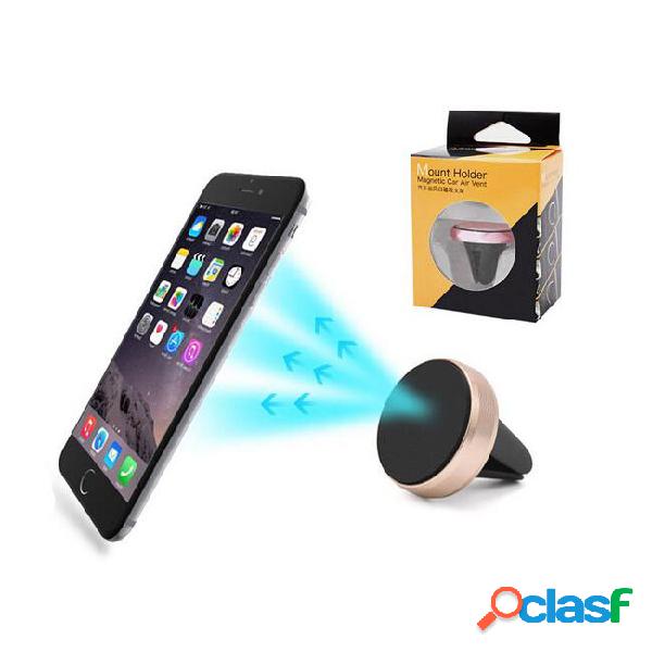 Universal air vent magnetic mobile phone holder for iphone