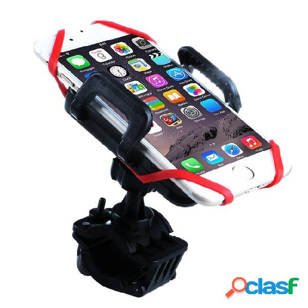 Universal bike motorbike phone mount holder with silicon