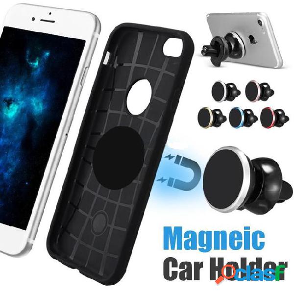 Universal car air vent holder for phones magnetic phone