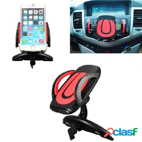 Universal car cd dash slot mount holder dock phone for