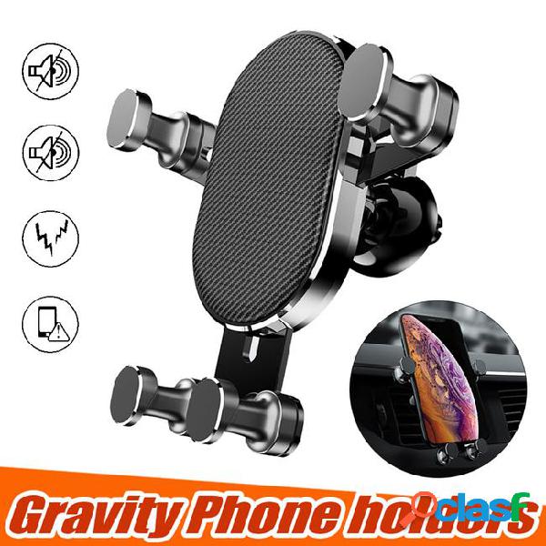 Universal car mount phone holder gravity air vent stand