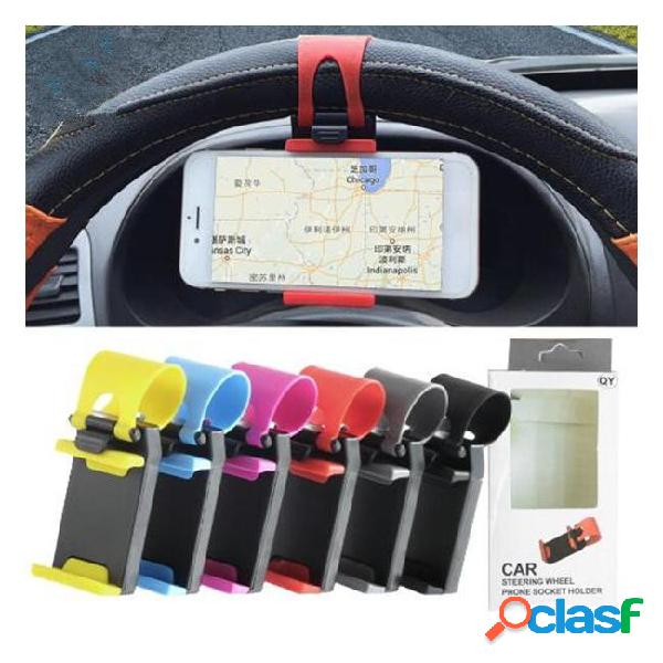 Universal car streeling steering wheel cradle holder smart