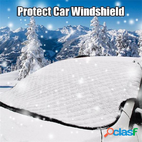 Universal car suv front windshield snow cover frost sun