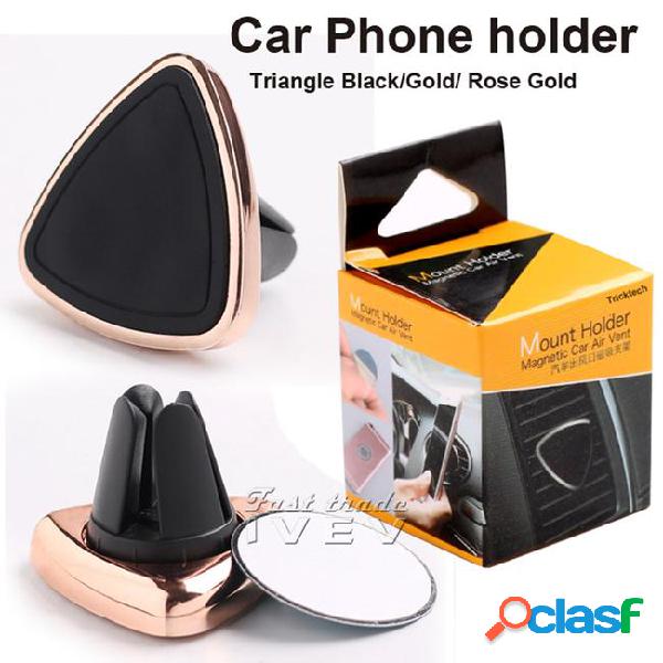 Universal dock station magnetic car phone holder triangle