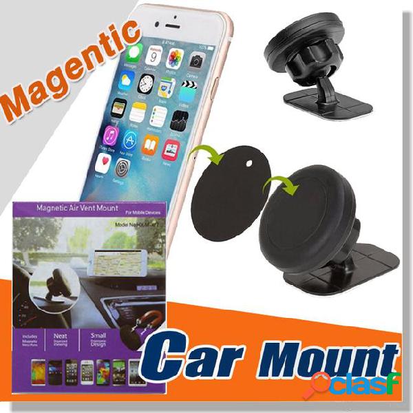 Universal magnetic car phone holder dashboard mount stand