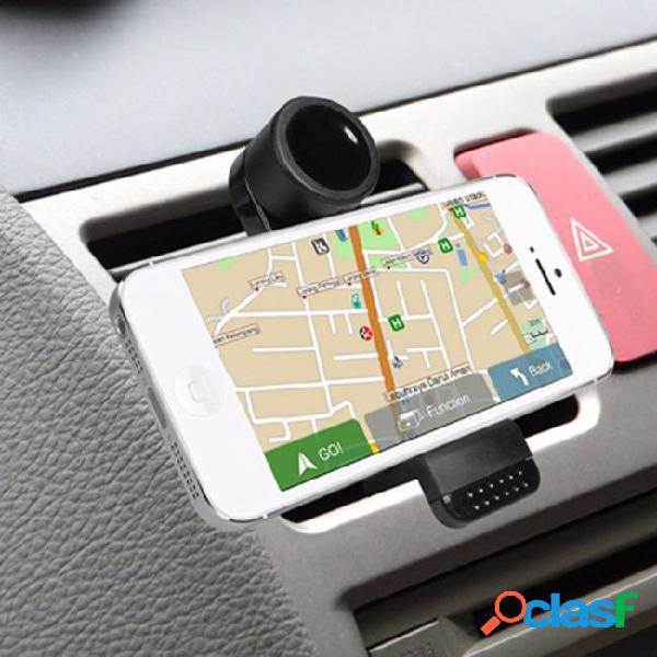 Universal mobile phone holder car air vent mount bracket for