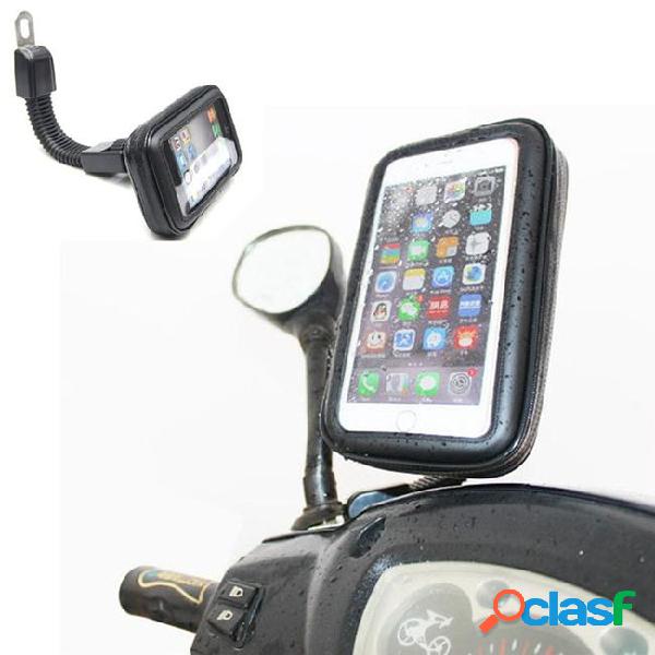 Universal motorcycle phone holder waterproof case bag