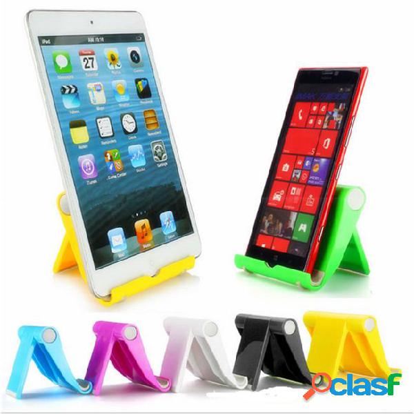 Universal phone pad bracket holder foldable hard pc tablet