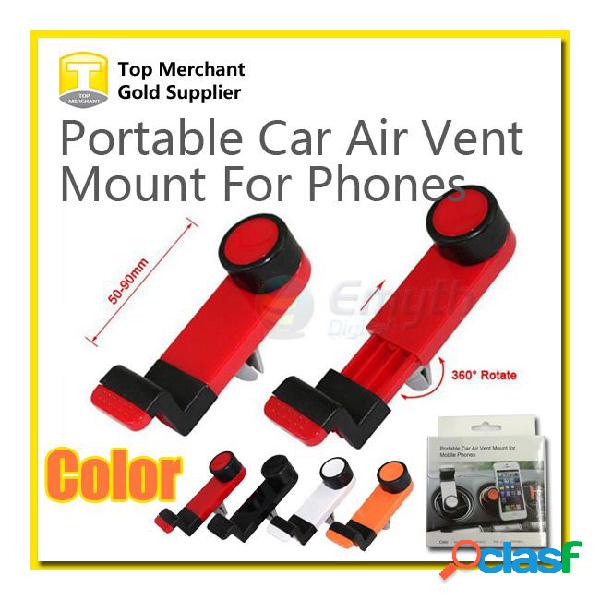 Universal portable car air vent mount mobile phone gps